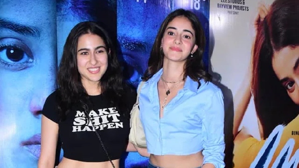 Ananya Pandey Sara Ali Khan