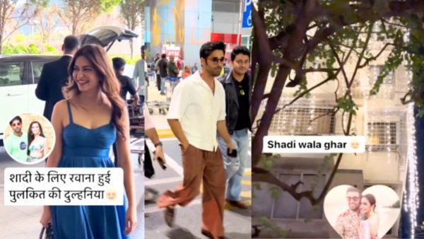 Pulkit Samrat और Kriti Kharbanda वेडिंग लोकेशन के लिए हुए रवाना