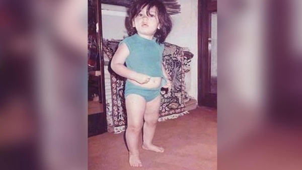 kareena kapoor Childhood Photo