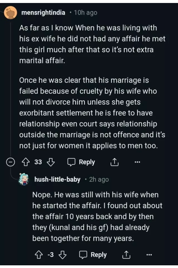 Kunal Kapoor Extra Marital Affair