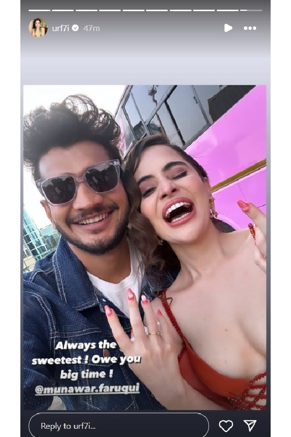 Urfi javed munawar faruqui