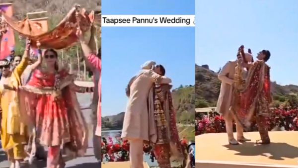 Taapsee Pannu Unseen Wedding Video