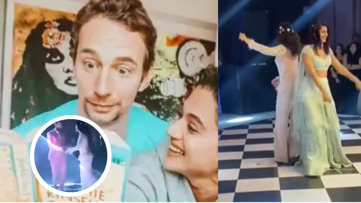 तापसी पन्नू ने संगीत में किया पुराने गाने पर डांस, वीडियो देख फैन्स की जमकर तारीफ