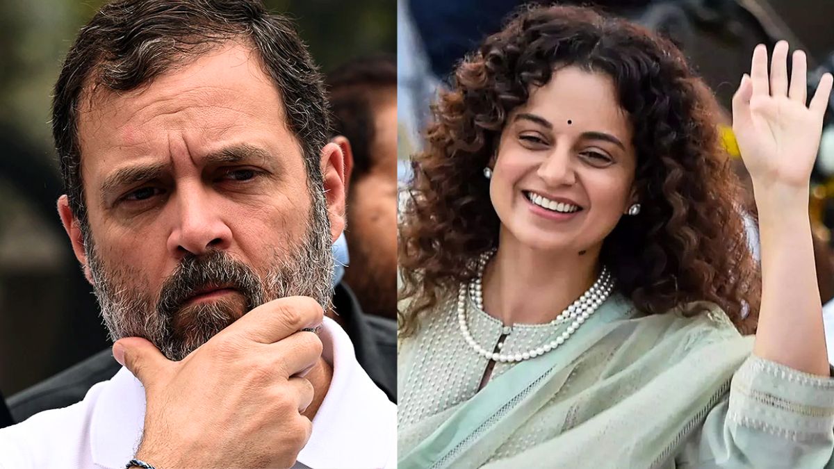 कंगना रनौत की फिसली जुबान बोलीं- राहुल गांधी की मां उन्हें टॉर्चर करती हैं