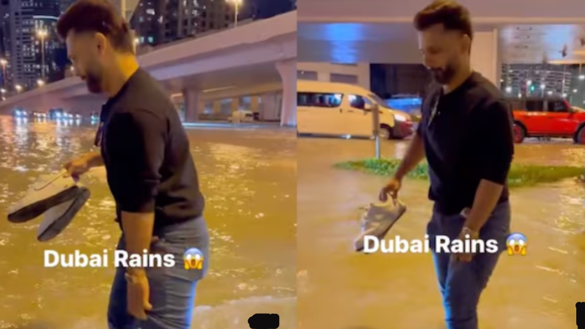 दुबई की बाढ़ में फंसे राहुल वैद्य