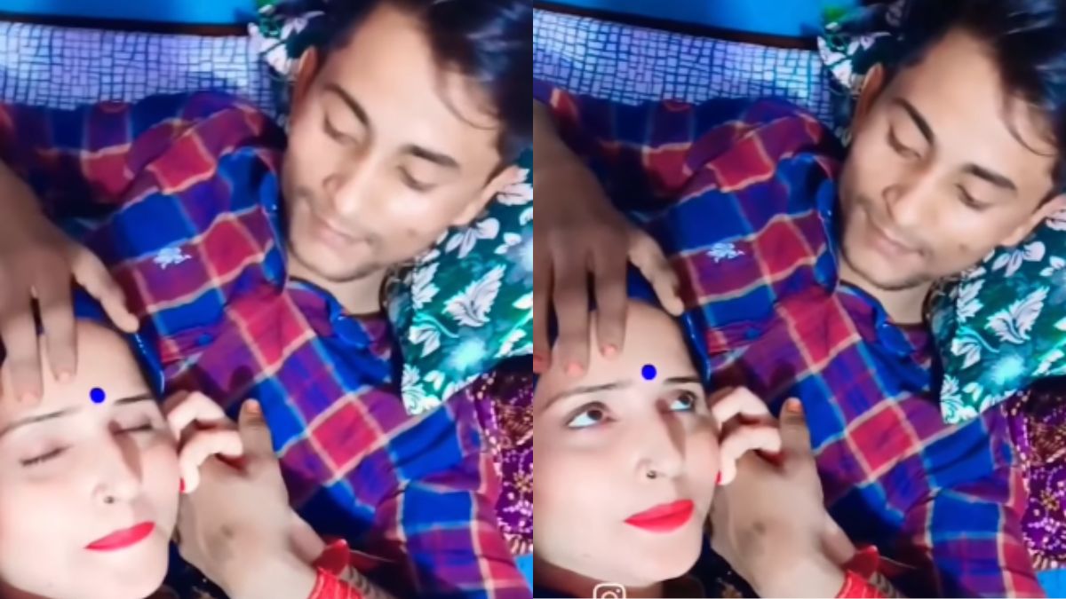 सीमा हैदर के सिर में हुआ दर्द तो सचिन मीणा ने यूं की पत्नी सेवा