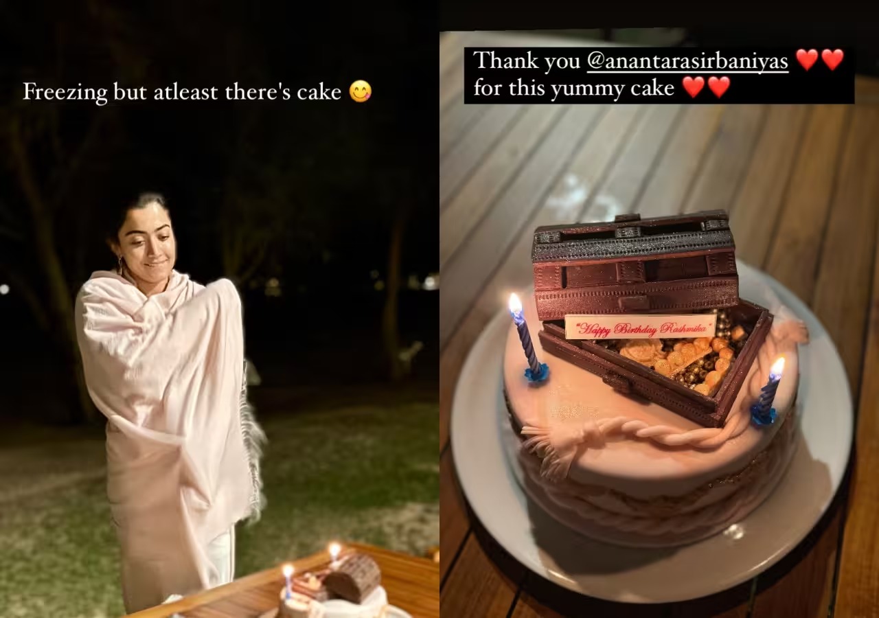 रश्मिका मंदाना ने कुछ ऐसे मनाया अपना 28वां बर्थडे