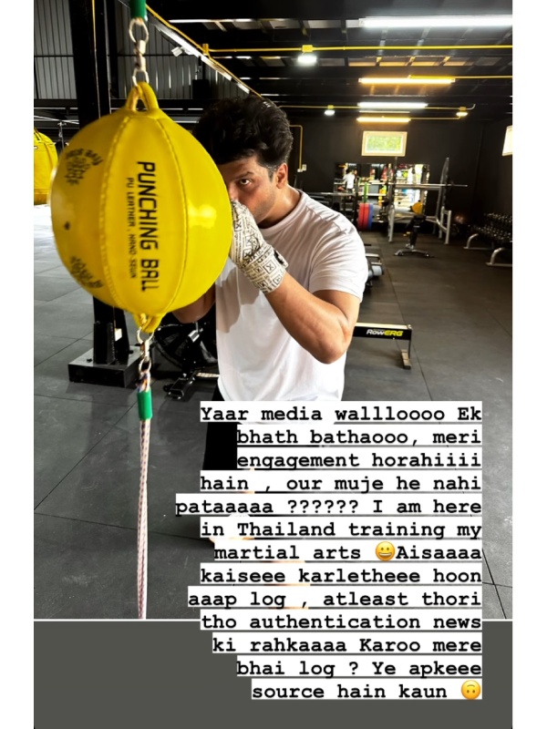 Kushal Tandon Reacts On Engagement Kushal Tandon Reacts On Engagement