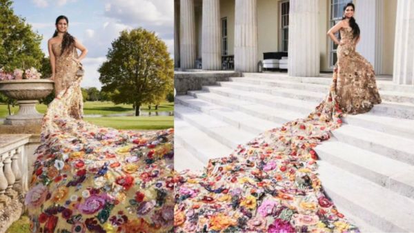 Met Gala में ईशा अंबानी की ड्रेस को देख विदेशियों का भी मुंह रह गया खुला