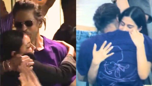 KKR की जीत के बाद पिता को गले से लगाकर रोती दिखीं सुहाना खान