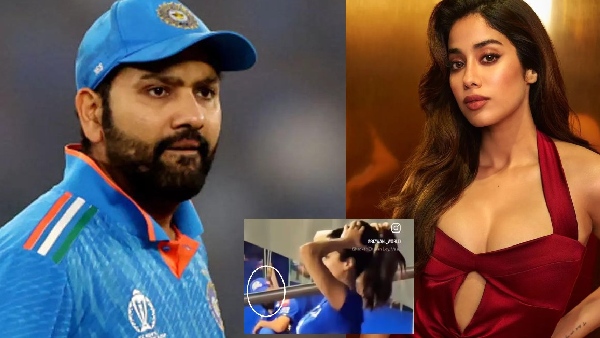 janhvi kapoor rohit sharma