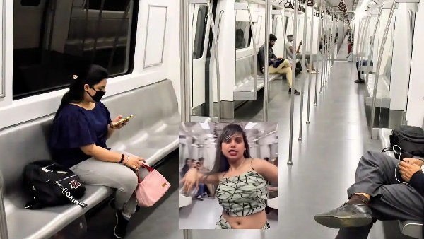 delhi metro viral video