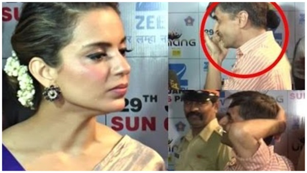 Kangana Ranaut Slapped Reporter Video