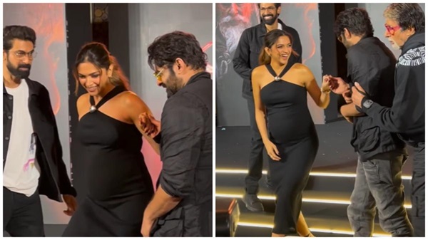 Prabhas Amitabh Bachchan Supporting Pregnant Deepika Padukone