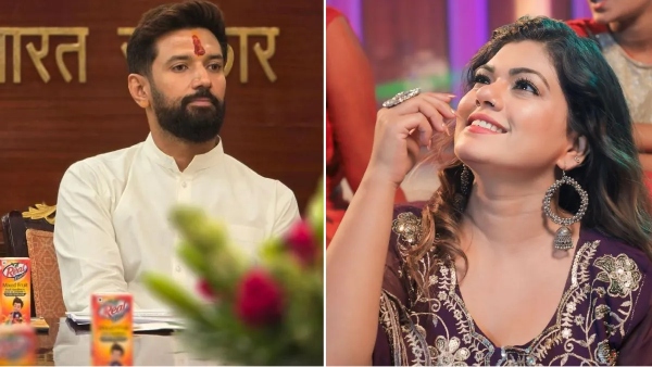 Bhojpuri actress Nisha Dubey Chirag Paswan