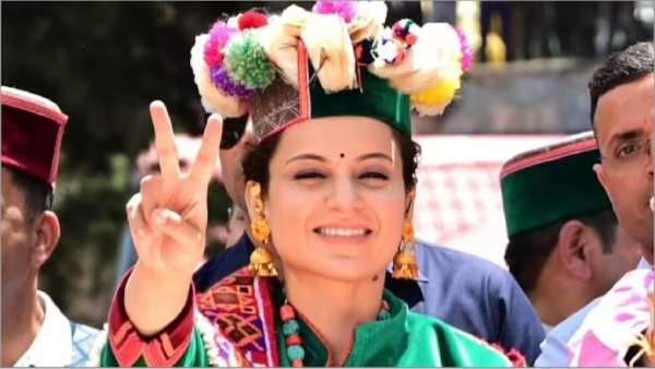 Kangana Ranaut Victory Reaction