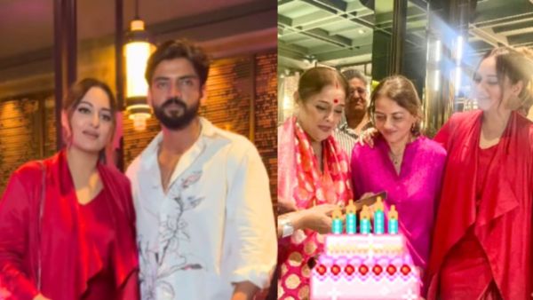 PHOTOS: सोनाक्षी की आई याद तो गिले-शिकवे भूल बेटी के ससुराल पहुंचीं मां पूनम सिन्हा, इकबाल फैमिली साथ किया डिनर