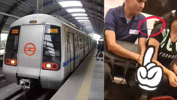 delhi metro viral video
