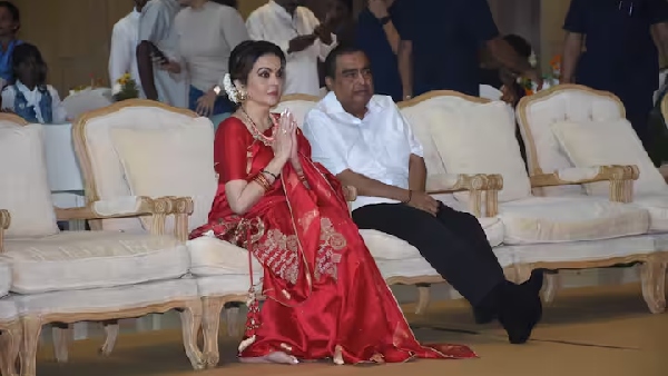 Mukesh Ambani Nita Ambani Anant Ambani