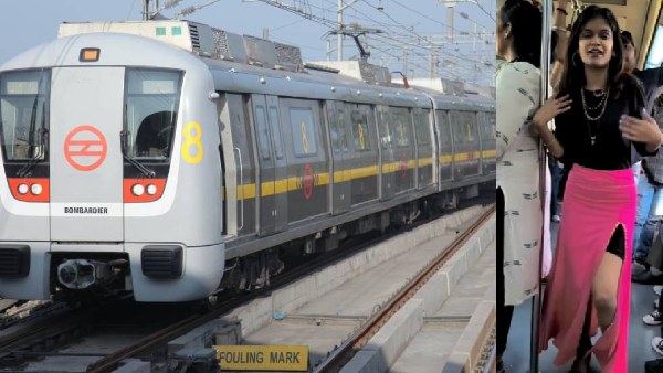 delhi metro viral video