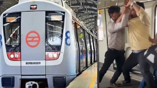 delhi metro viral video