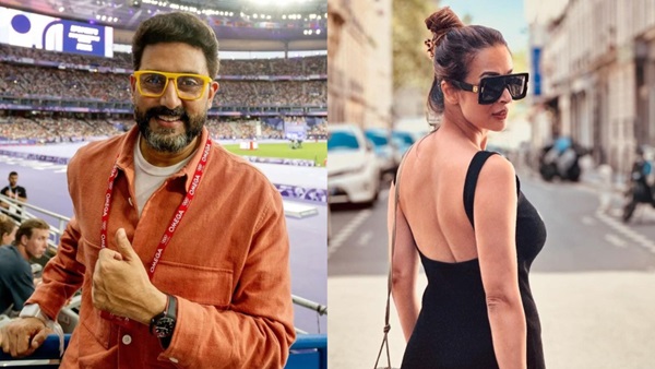 Abhishek Bachchan Malaika Arora Paris Olympic