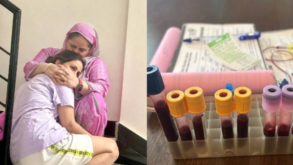 ब्रेस्ट कैंसर से जूझ रही हिना खान ने शेयर की ब्लड सैंपल की तस्वीर