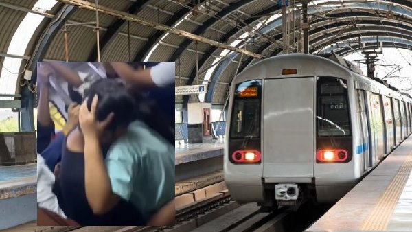 delhi metro viral video