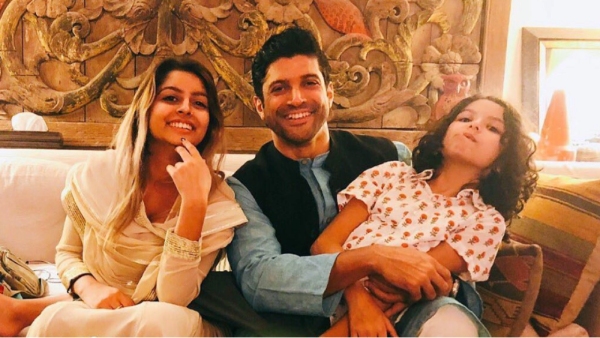 Farhan Akhtar Adhuna Daughters