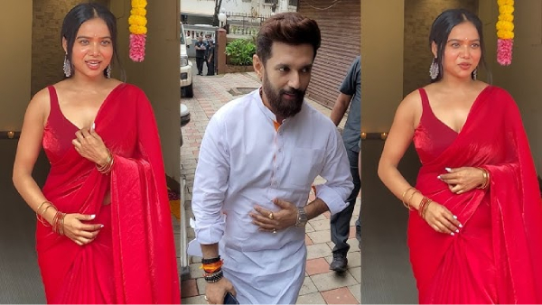 Manisha Rani With Chirag Paswan