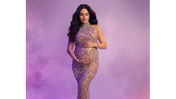 Yuvika Chaudhary Baby Bump Photo Shoot
