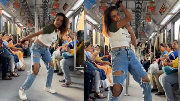 delhi metro viral video