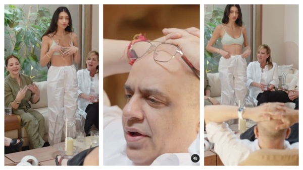 Alanna Pandey Papa Reaction On Bralett