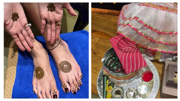 शिल्पा शेट्टी ने दिखाई सरगी की झलक, हाथों पर लगाई करवाचौथ की मेहंदी