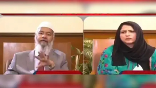 Zakir Naik On Female Anchor Video Zakir Naik On Female Anchor Video