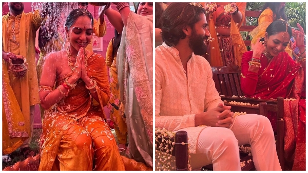 Naga Chaitanya Sobhita Dhulipala Haldi Function