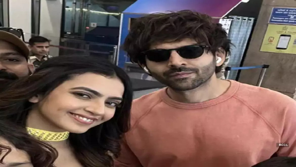 Kartik Aaryan With Mystery Girl