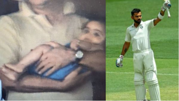 VIRAL PHOTO: पहली बार दिखी विराट कोहली के बेटे 'अकाय' की झलक, क्रिकेट स्टेडियम में अनुष्का संग आए नजर...