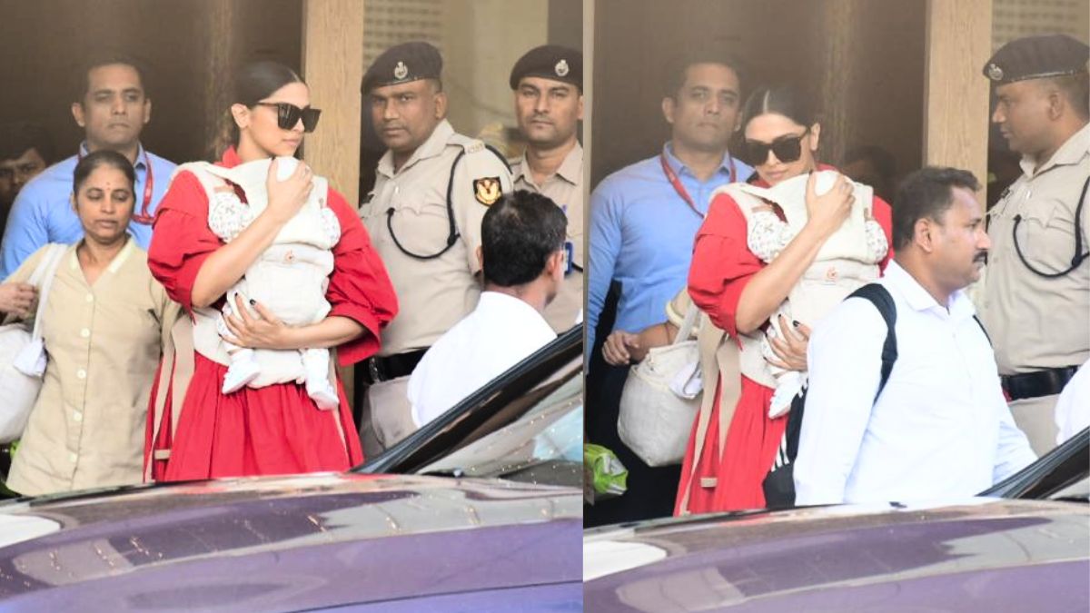 तीन महीने की बेटी को सीने से चिपकाए सफर करती दिखीं Deepika Padukone,दुआ का चेहरा देखने के लिए बेताब हुए फैन्स