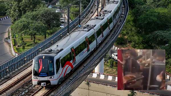delhi metro viral video
