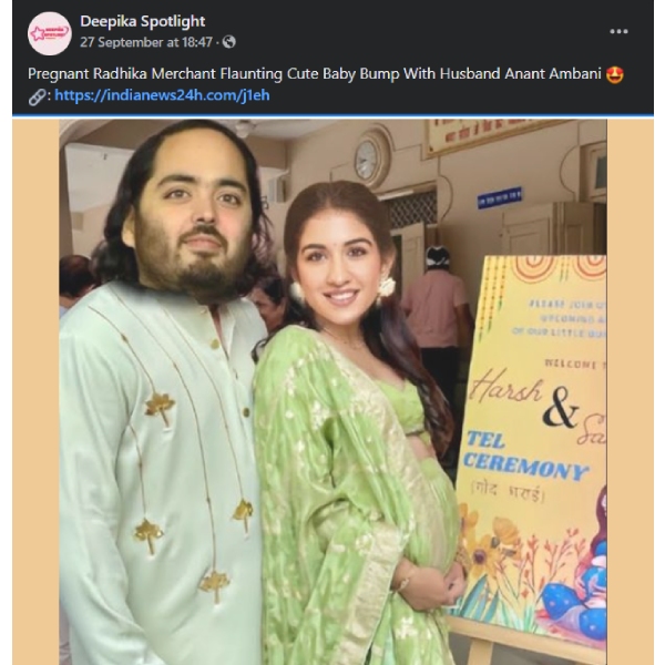 Anant Ambani Radhika Merchant Baby Bump Fact