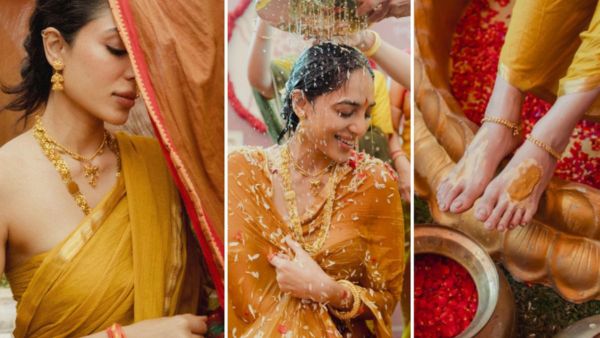 शोभिता धुलिपाला को लगी पिया के नाम की हल्दी, खूबसूरत तस्वीरें देख आप भी कहेंगे- वाह...