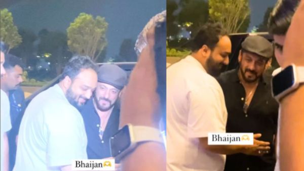जान से मारने की धमकी मिलने के बाद भी खुले आम सफर कर रहे हैं सलमान खान, बाबा सिद्दीकी के बेटे जीशान संग आए नजर