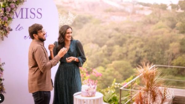 PV Sindhu की प्री-वेडिंग फंक्शन की पहली तस्वीर आई सामने, दिखाई होने वाले पति की झलक