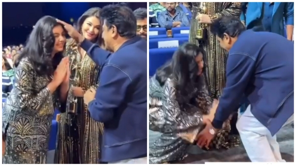 Aaradhya Bachchan Touched Feet Of Shiva Rajkumar