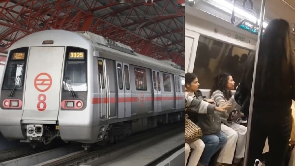 delhi metro viral video