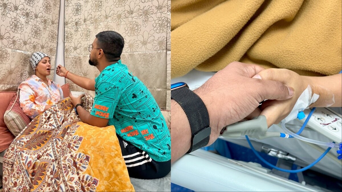 Hina Khan के लिए बॉयफ्रेंड ने भी मुंडवाए अपने बाल