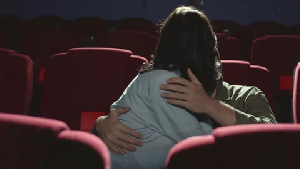 Couple Romance In Cinema Hall Viral Video