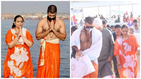 Vijay Deverakonda Maha Kumbh Photos