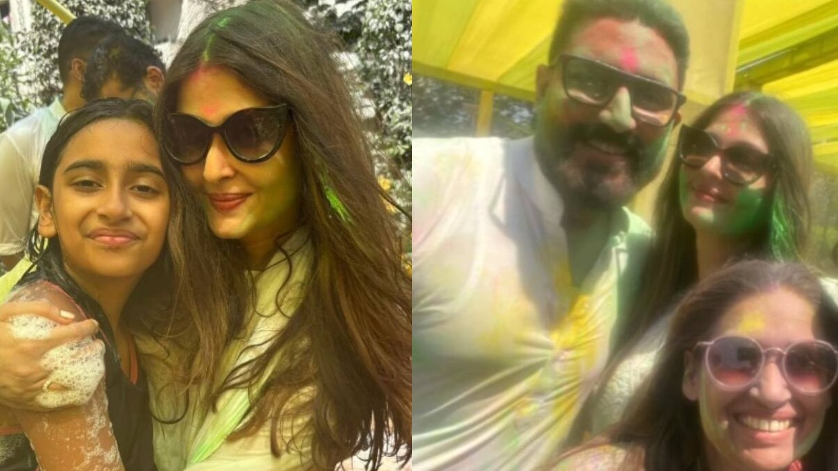 जब ऐश्वर्या राय के साथ अभिषेक बच्चन ने जमकर खेली थी होली, फिर गोद में लेटकर पोस्ट की थी तस्वीर